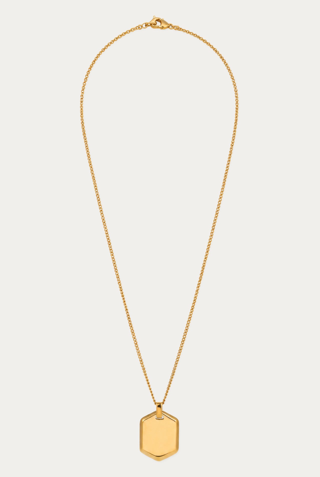 Atlas Tag Pendant Necklace