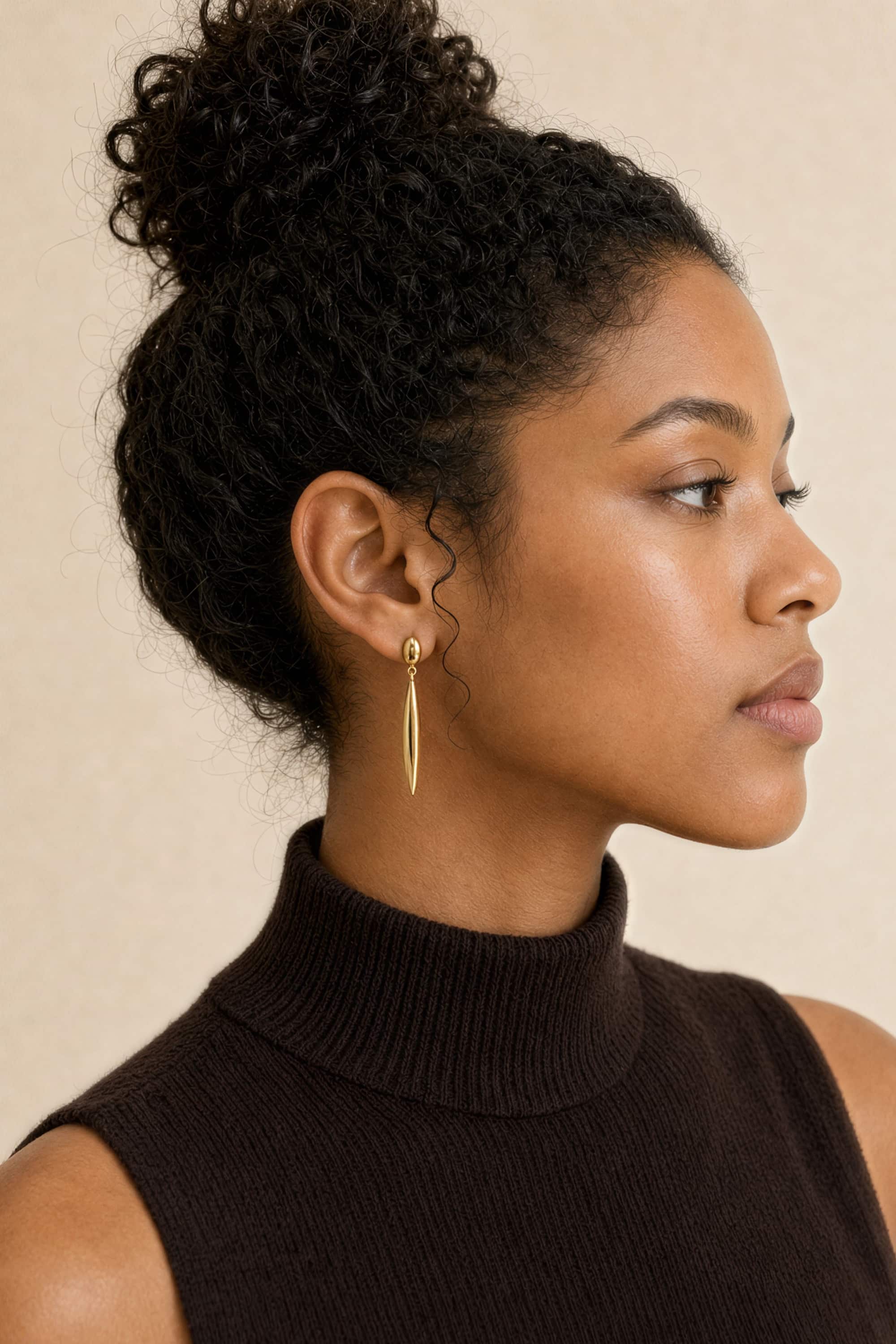 Axis Bar Drop Earrings