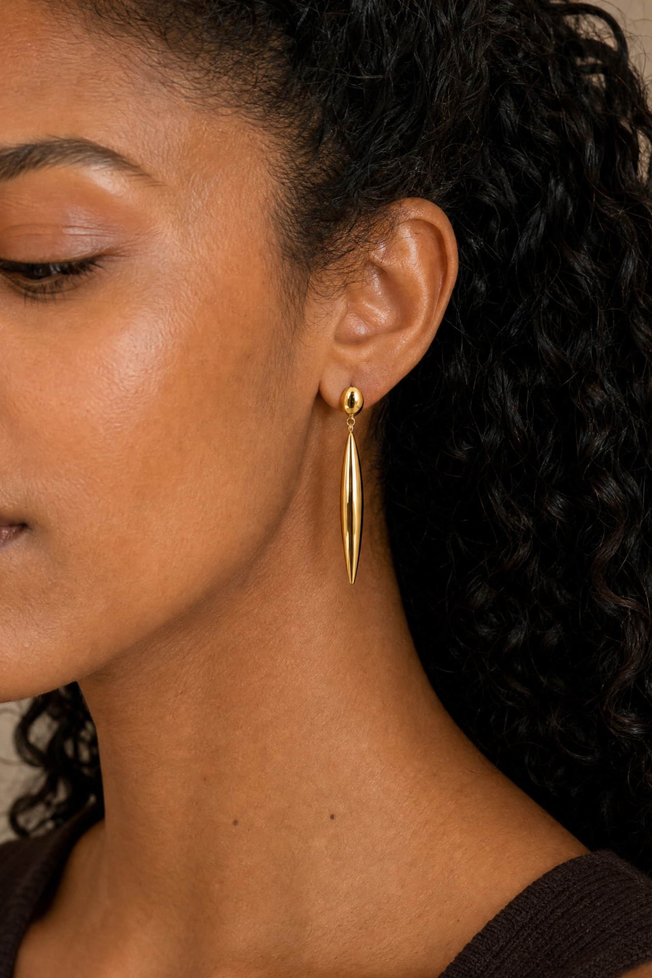 Axis Bar Drop Earrings