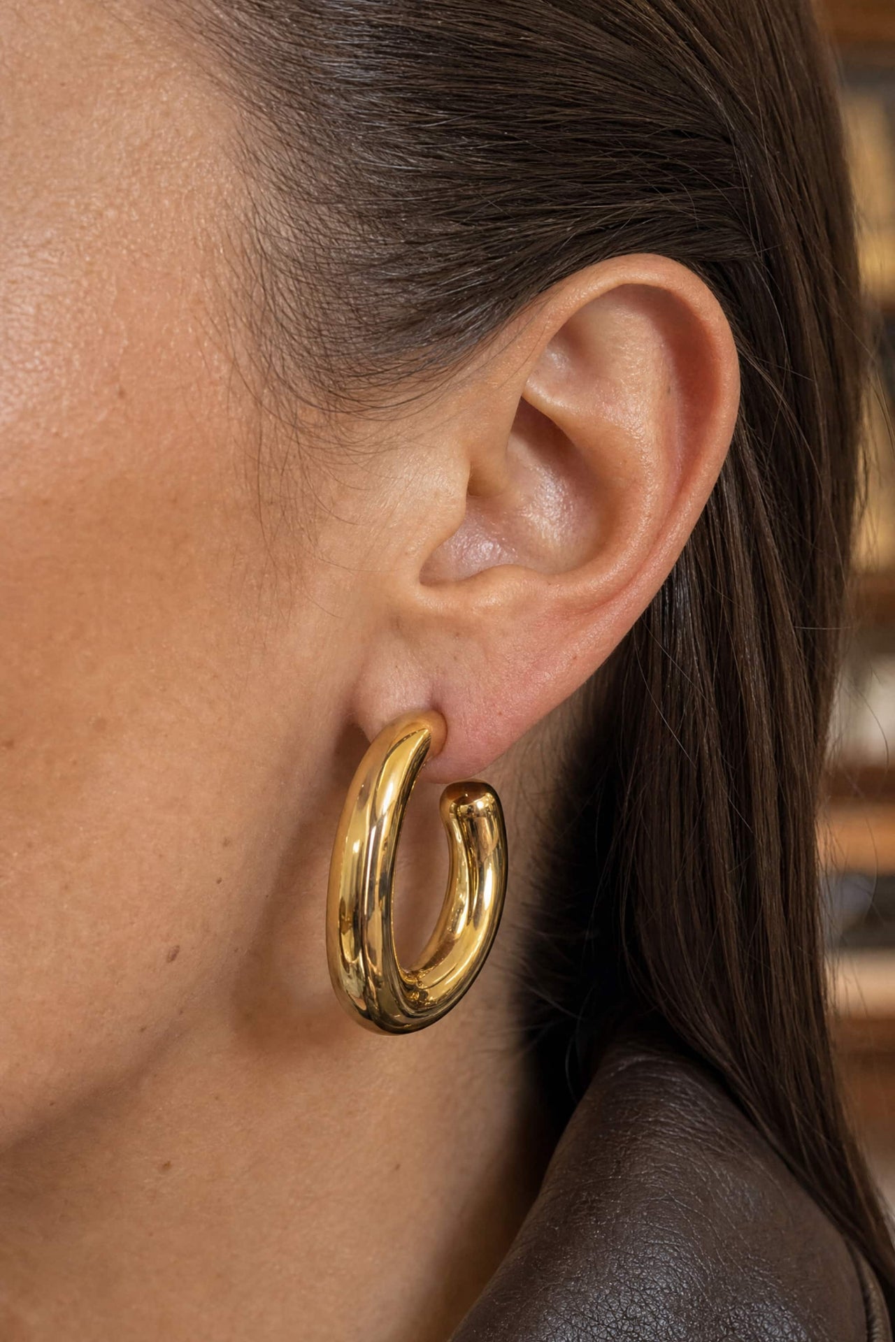 Bold Tube Drop Earrings
