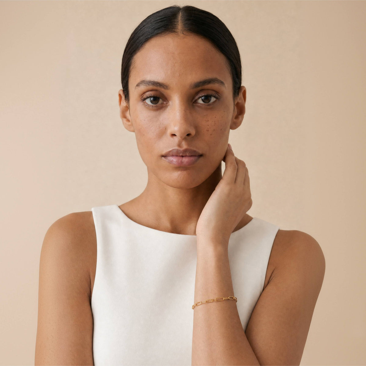 Rhea Paperclip Bracelet
