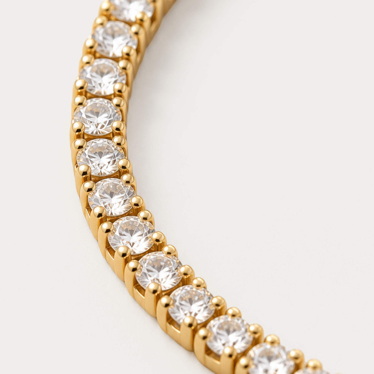 Stella Tennis Paperclip Bracelet