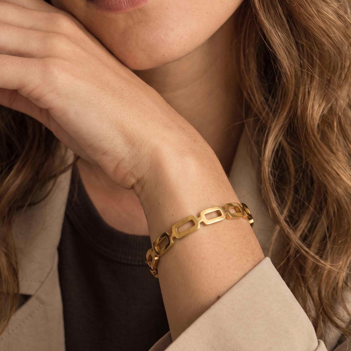 Linear Link Bracelet