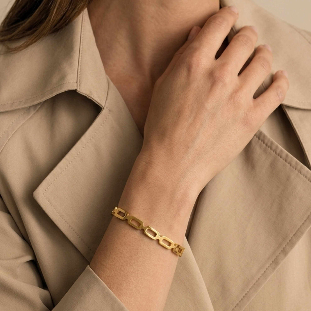 Linear Link Bracelet