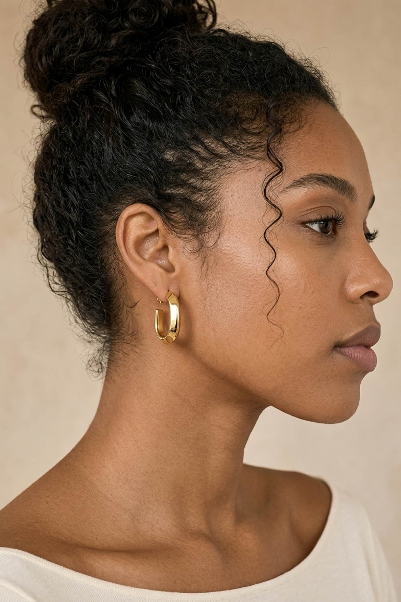 Classic Contour Drop Earrings