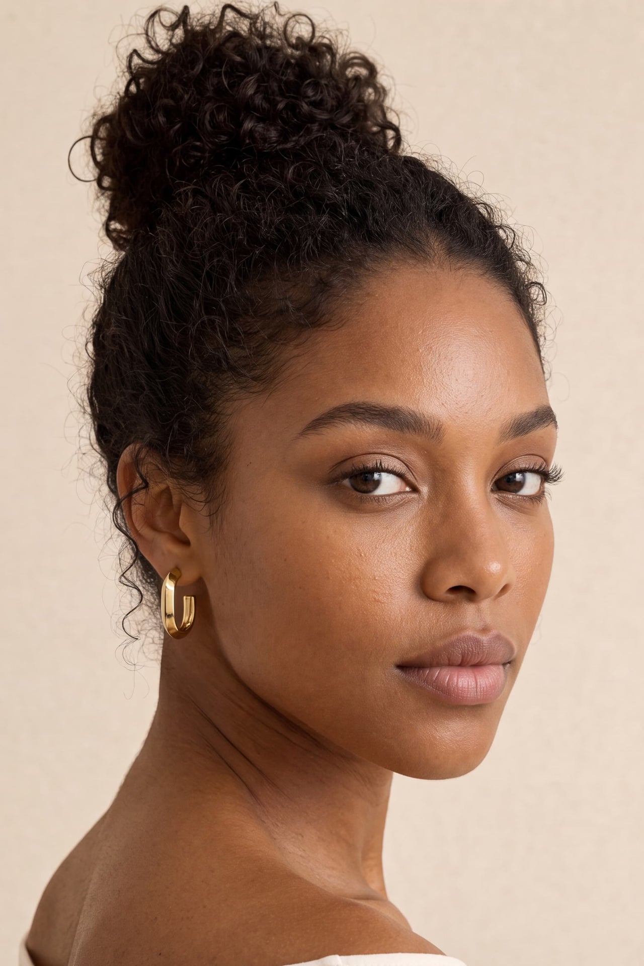 Classic Contour Drop Earrings