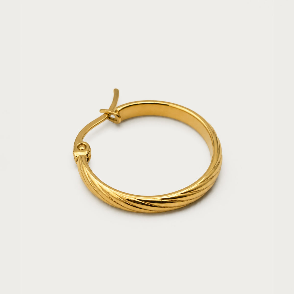 Textured Oval Hoops