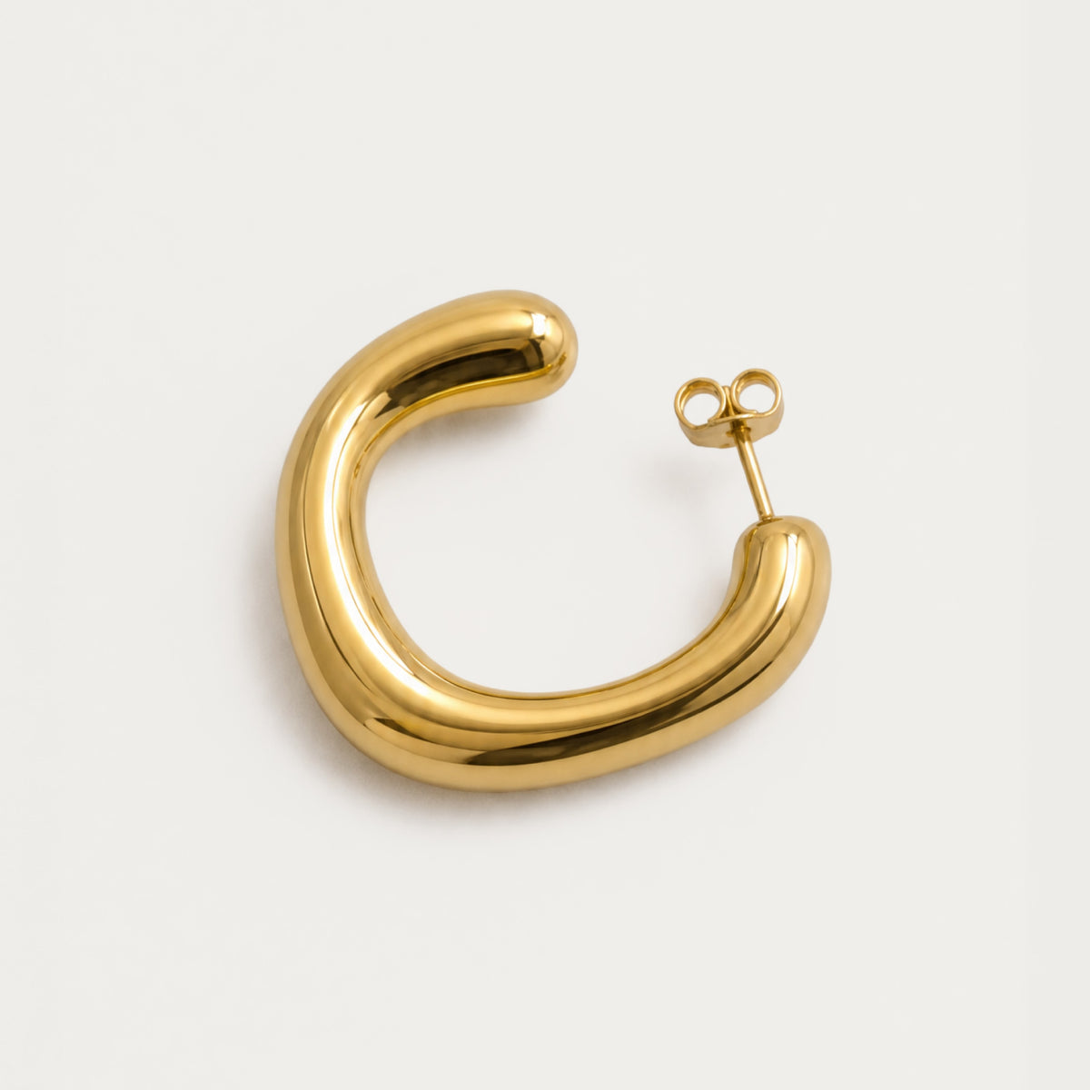 Bold Tube Drop Earrings