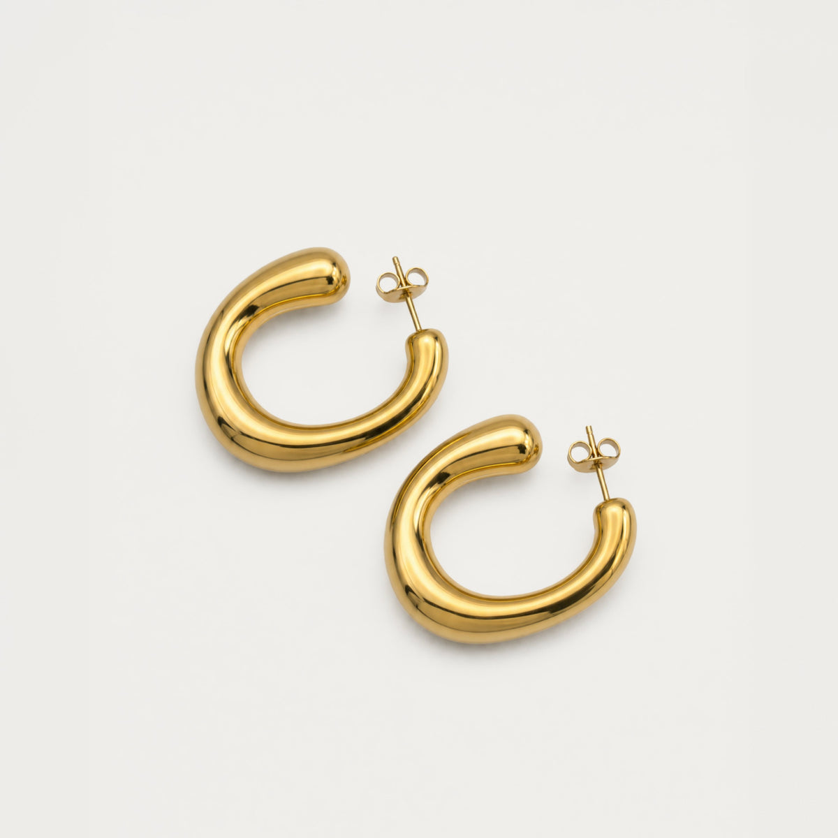Bold Tube Drop Earrings