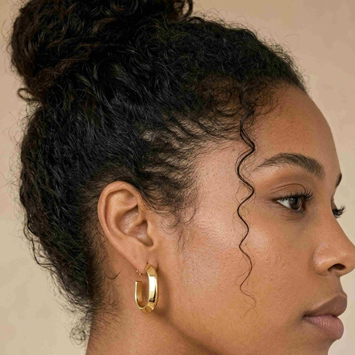 Classic Contour Drop Earrings
