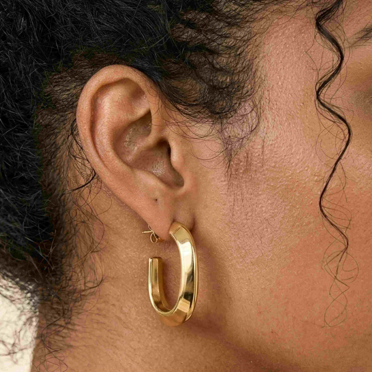 Classic Contour Drop Earrings