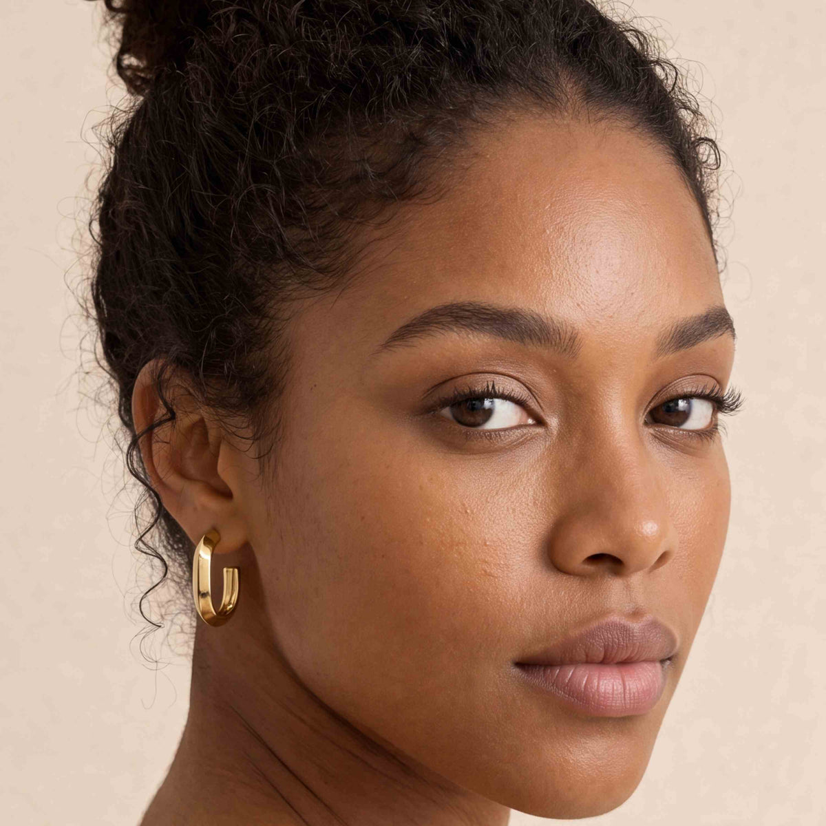 Classic Contour Drop Earrings
