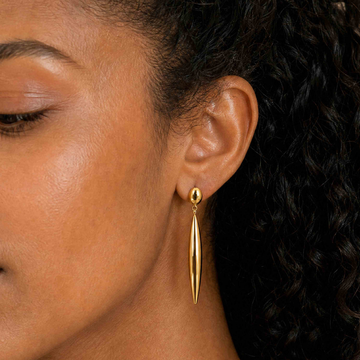 Axis Bar Drop Earrings