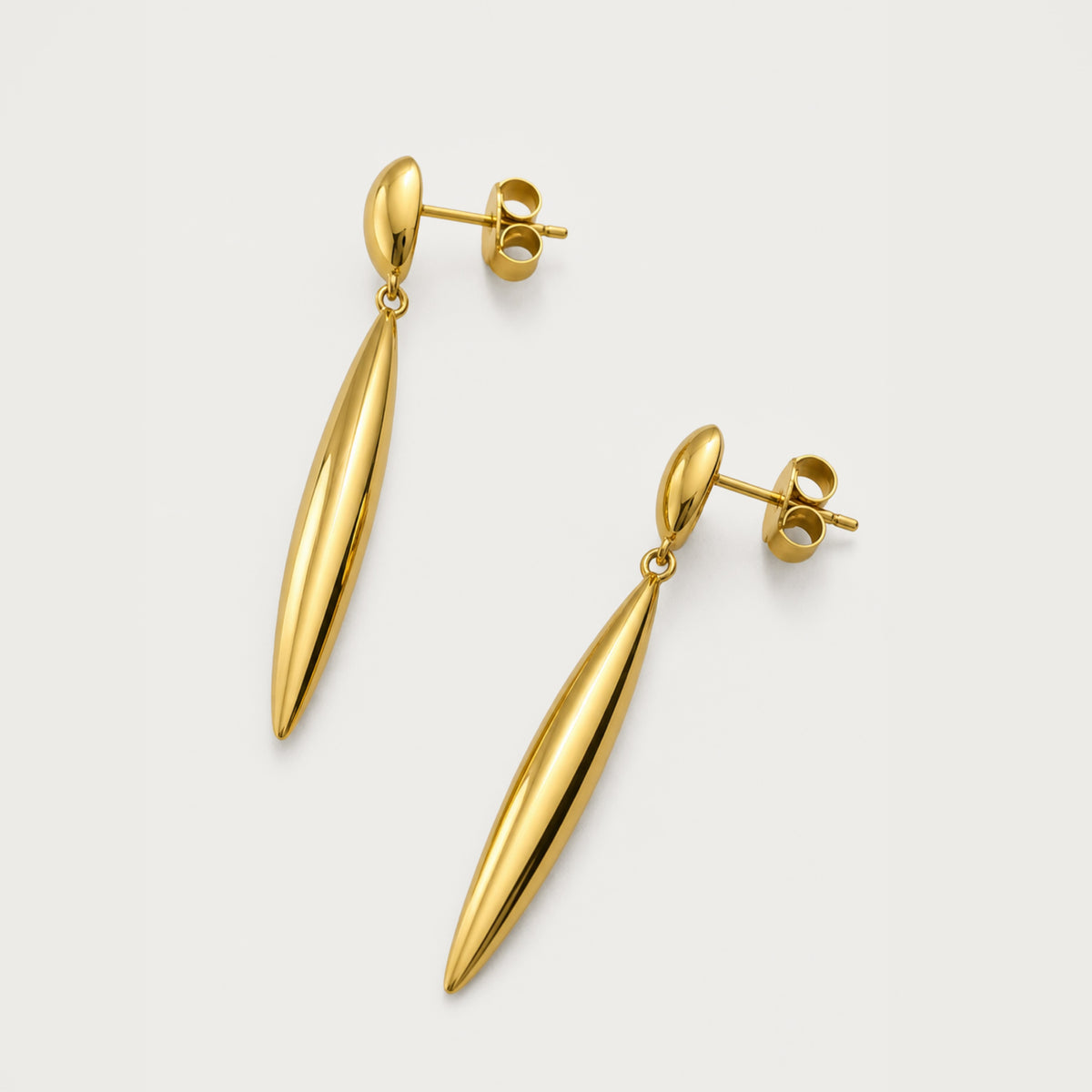 Axis Bar Drop Earrings