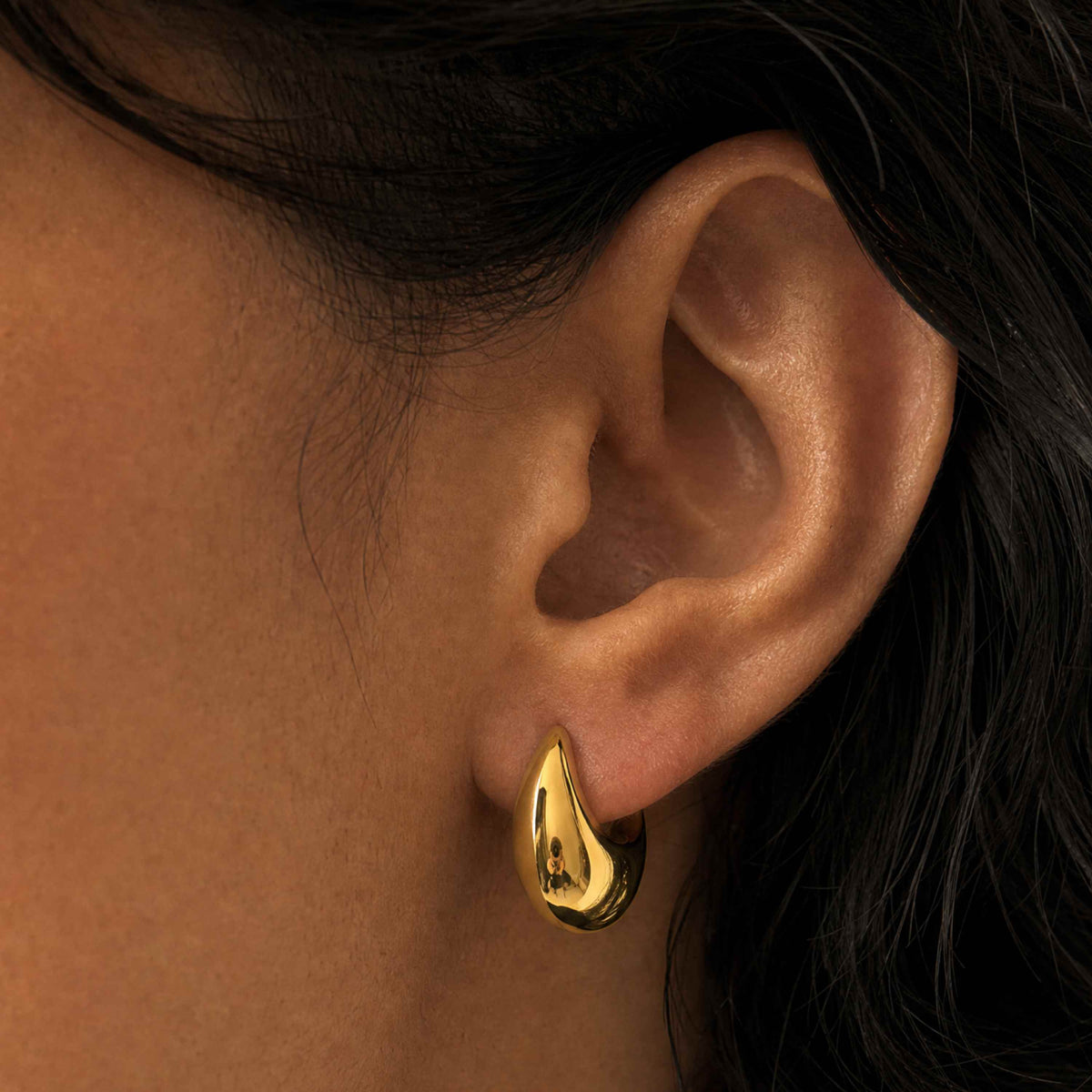 Molten Teardrop Earrings