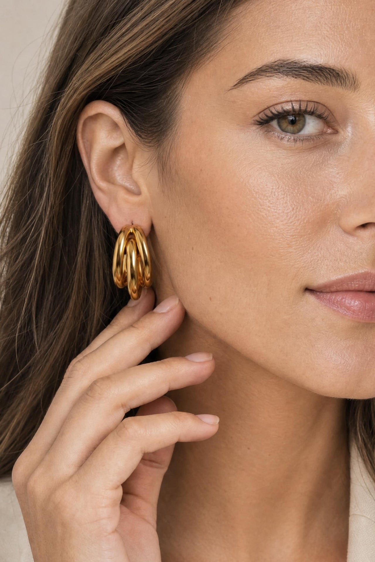 Halo Drop Earrings