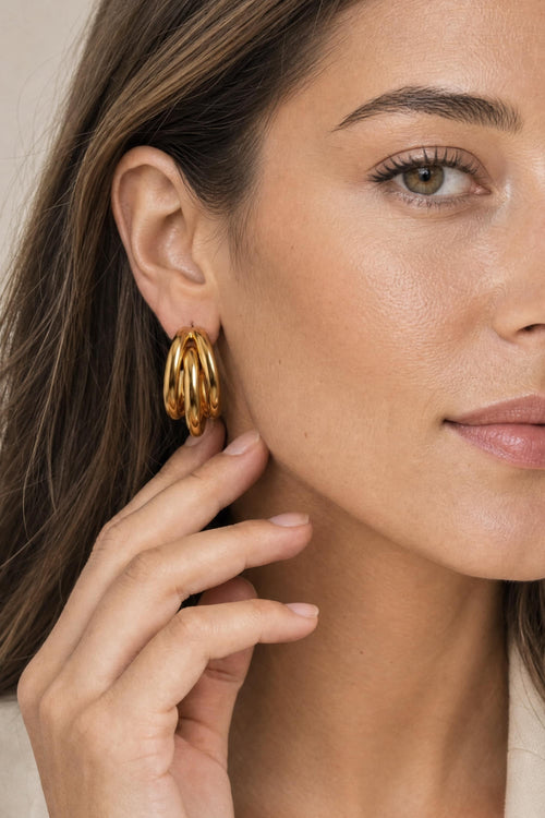 Halo Drop Earrings