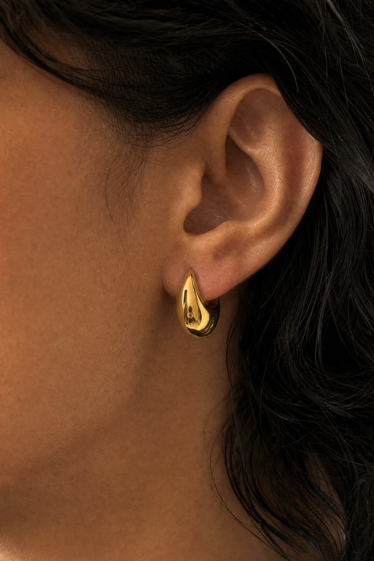 Molten Teardrop Earrings