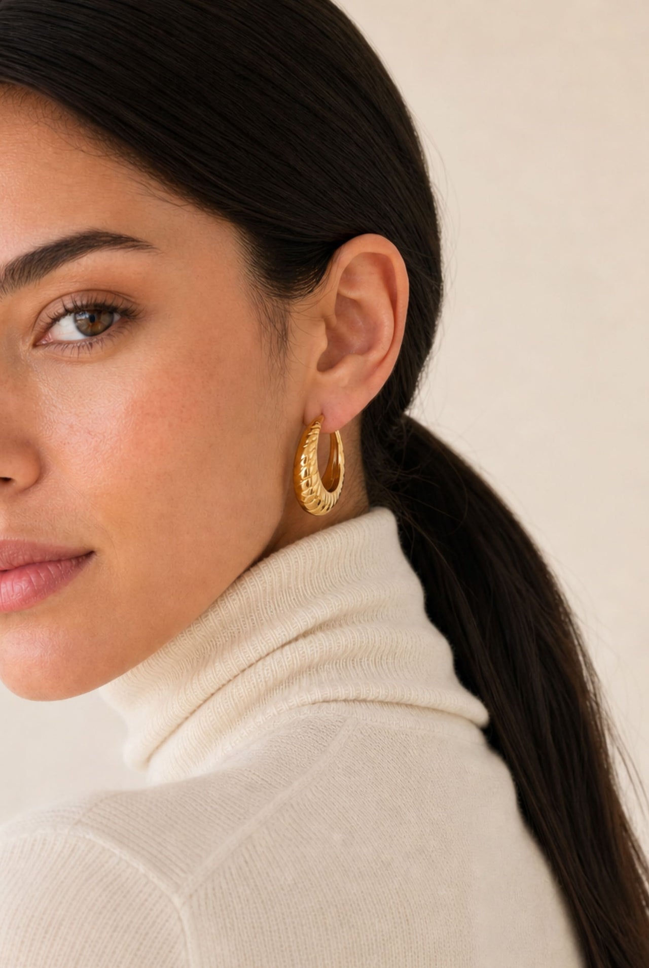 Moon Drop Earrings