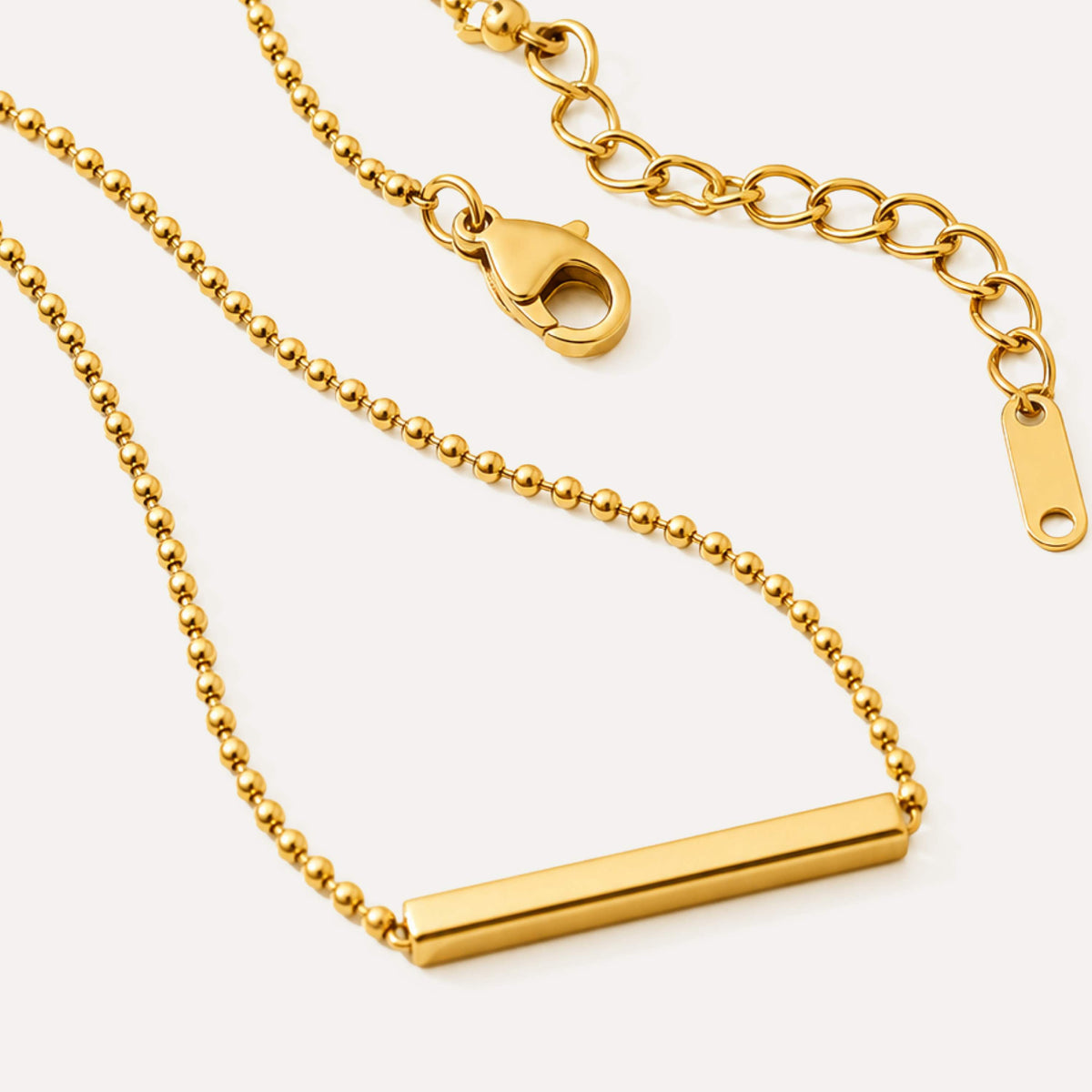 Double Layer T-Bar Necklace