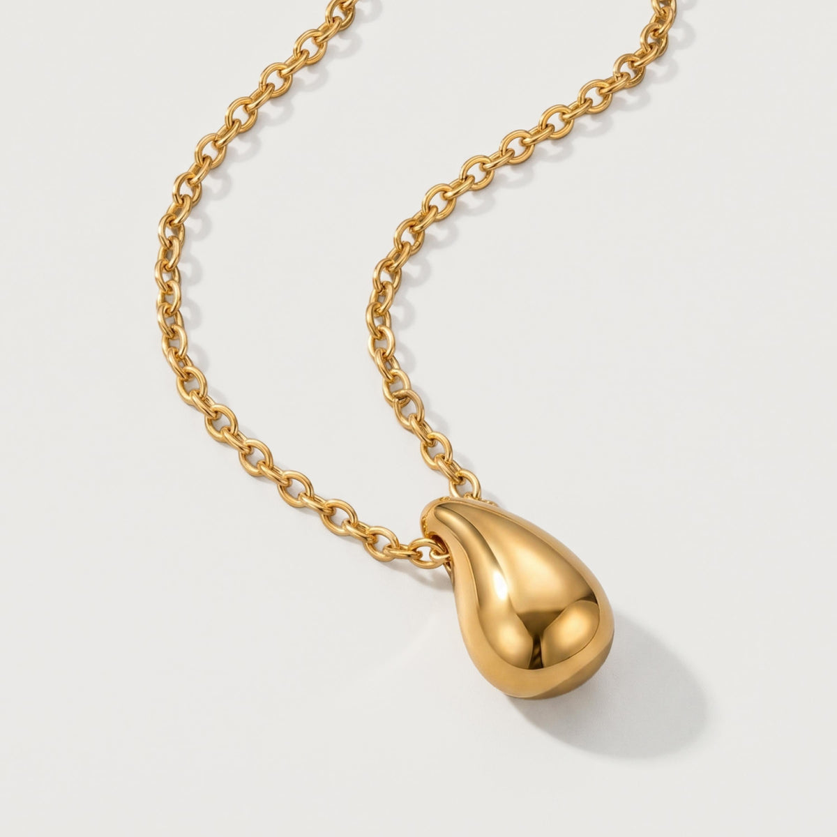 Teardrop Pendant Necklace