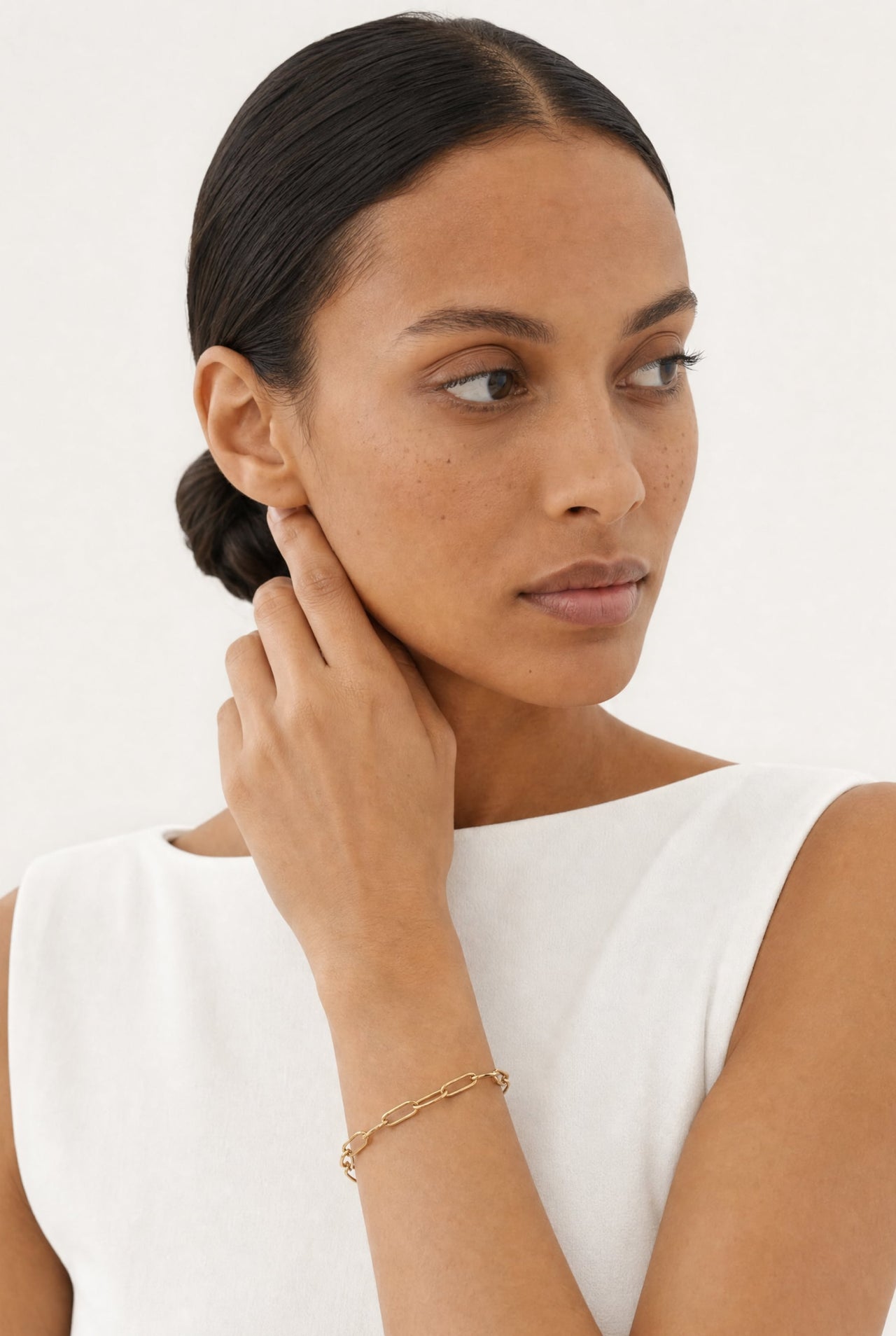 Rhea Paperclip Bracelet