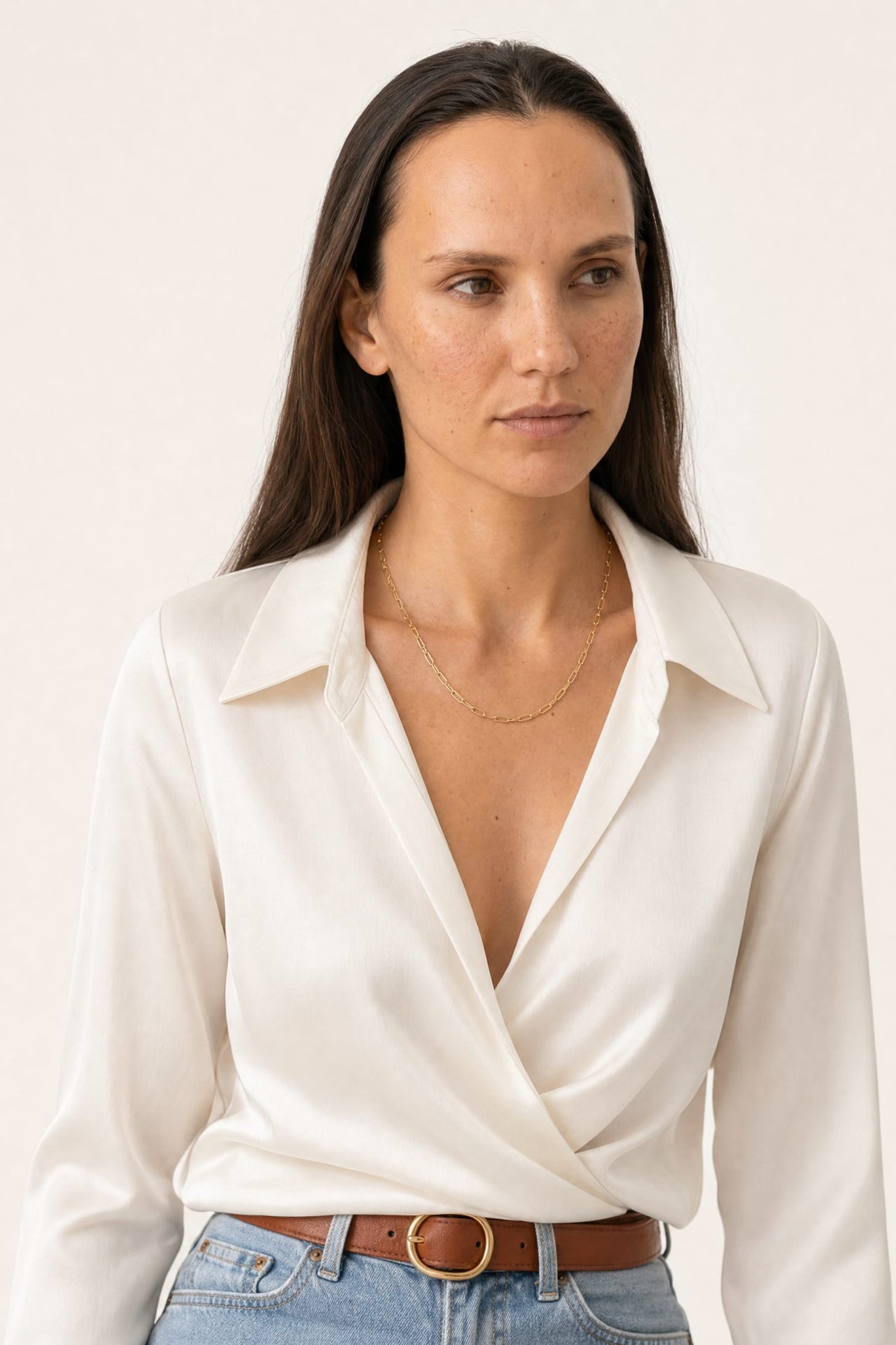 Rhea Paperclip Necklace