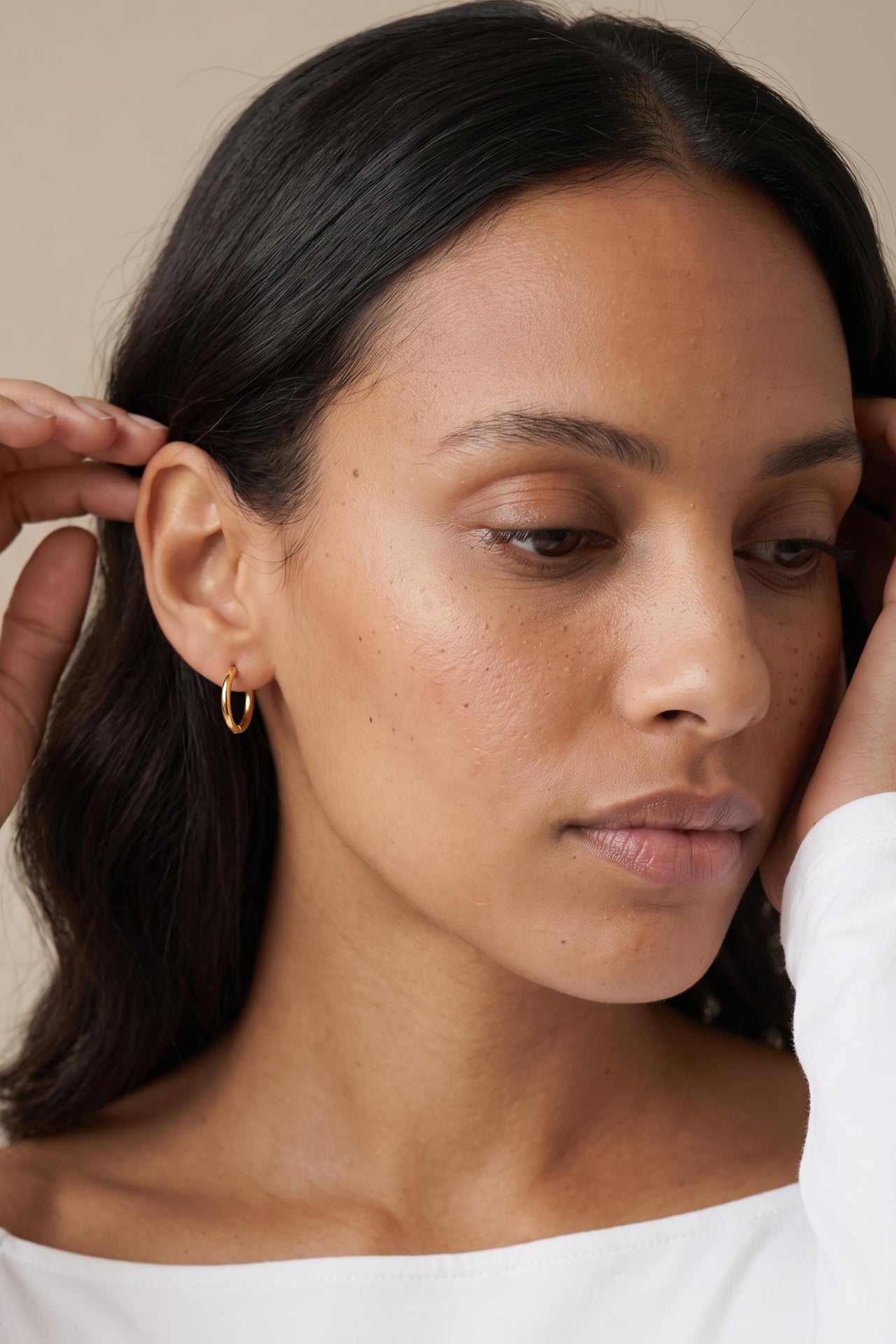 Sienna Petite Hoops
