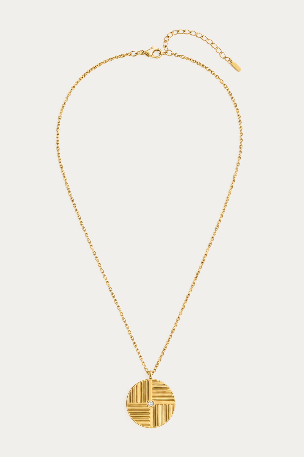 Sol Crossline Necklace