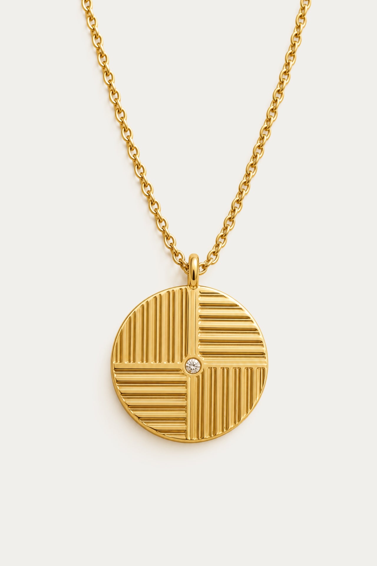Sol Crossline Necklace
