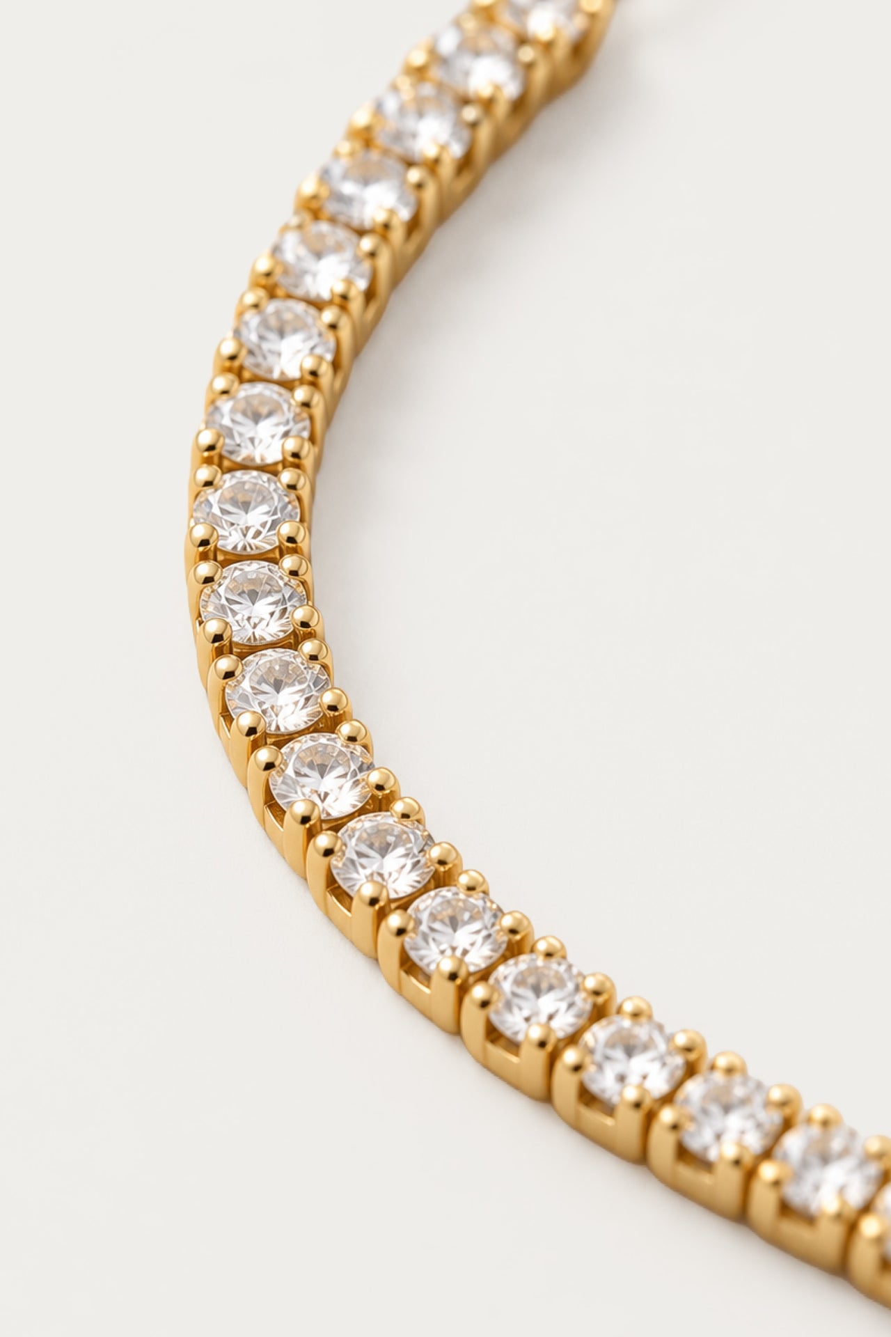 Stella Tennis Paperclip Bracelet